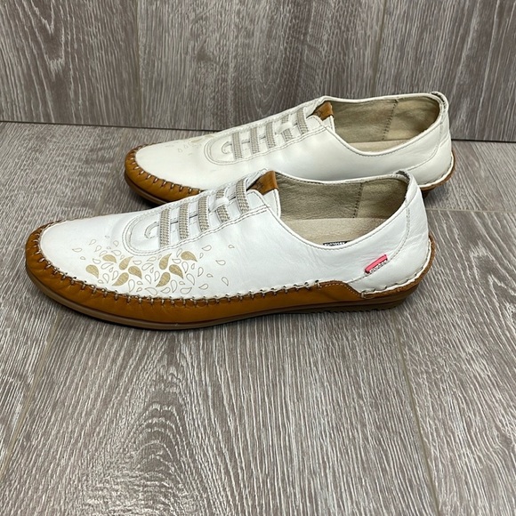 Fluchos Elsa F1181 Havana Dore Topo Premium Leather Shoe Size 38 (US 7.5) - Picture 1 of 16